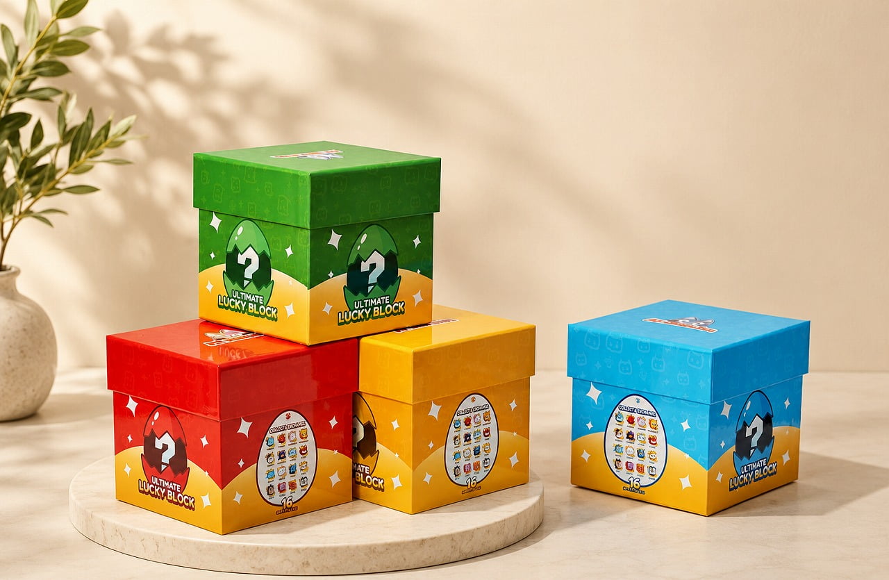 BLIND BOX COLLECTION - Colorful Mystery Blind Box Packaging Series
