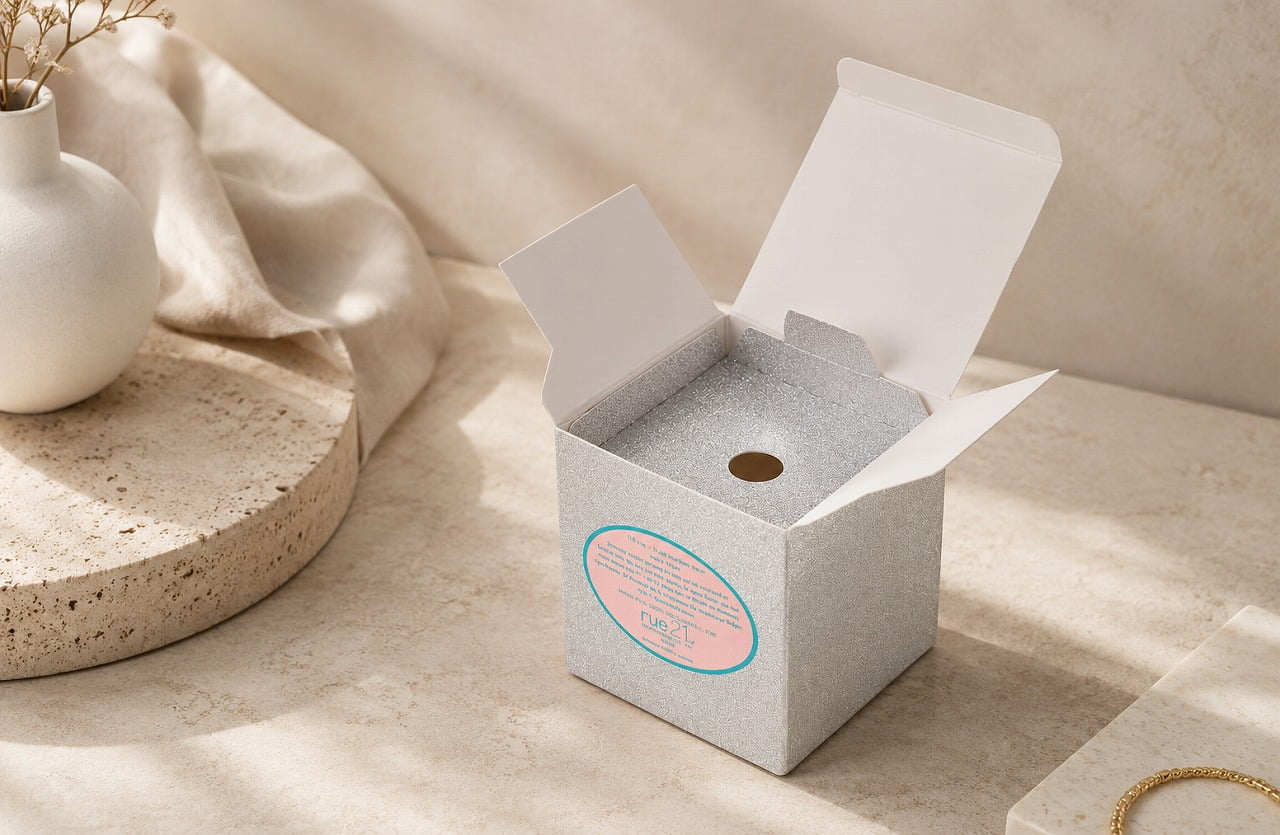 FOLDING CARTON PACKAGING - Custom Tuck-Top Carton with Integrated Die-Cut Insert