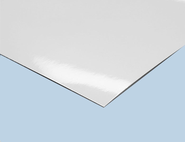 Coated paper sample for custom rigid box packaging