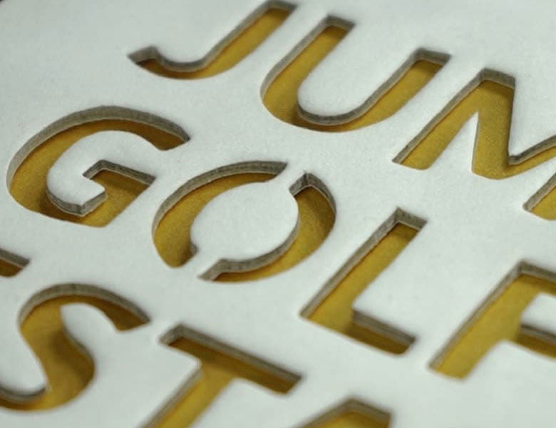 Precision die-cut packaging shape and window detail