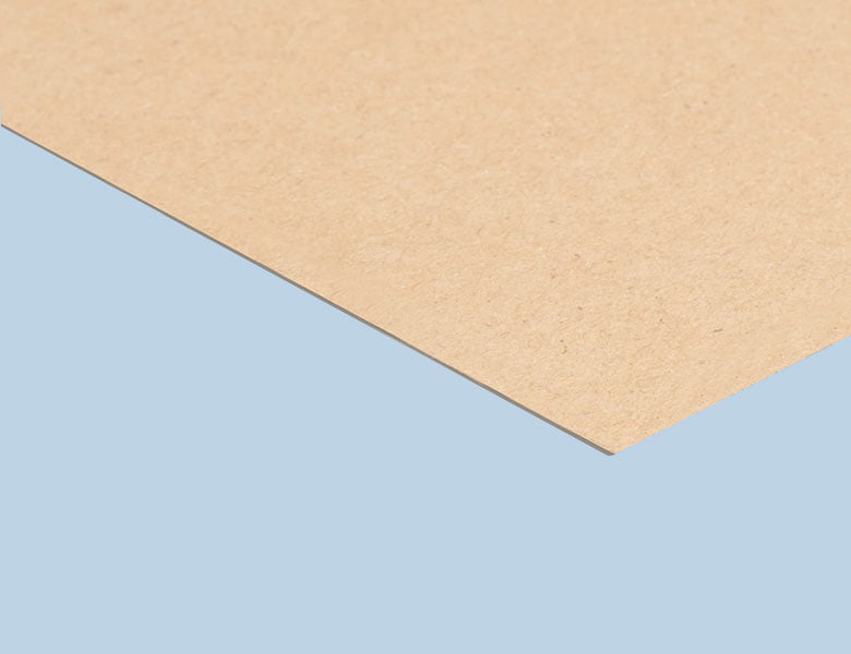 Natural brown kraft paper sample for custom rigid boxes