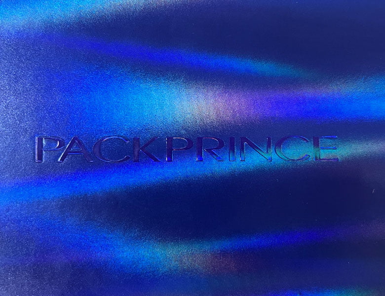 Reverse UV matte and gloss contrast on packaging