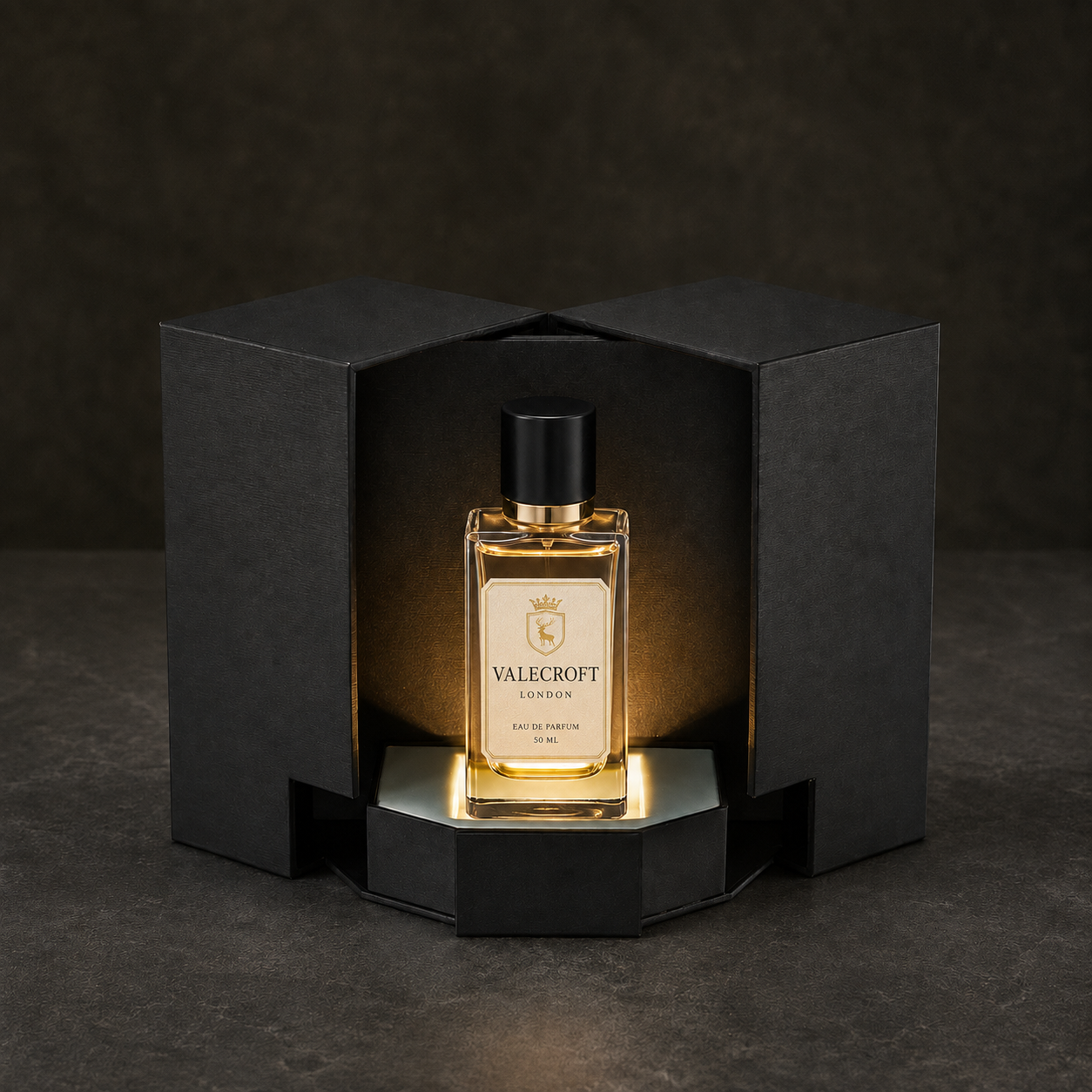 UK fragrance double-door LED presentation box